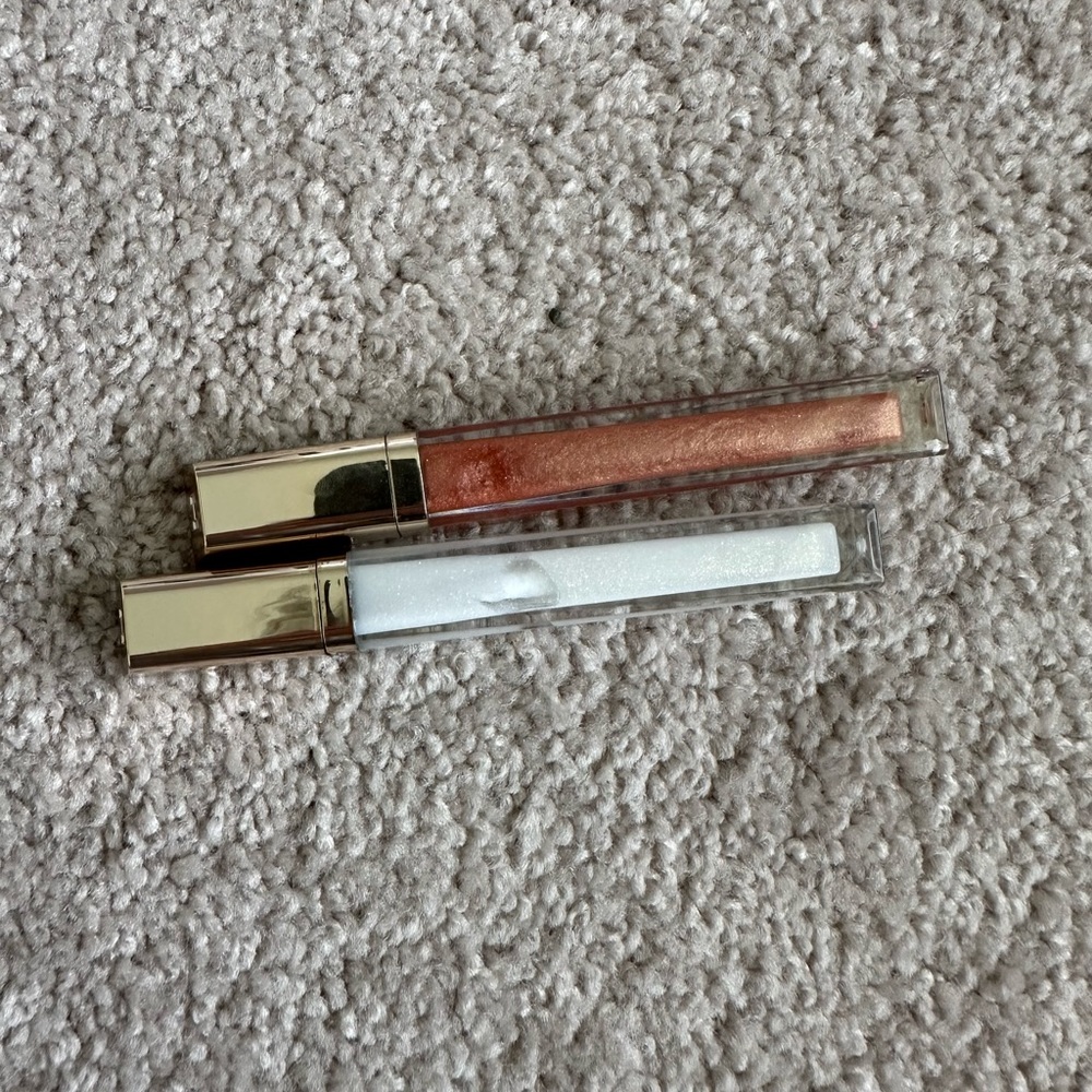 Hourglass Unreal Lipgloss in Ignite and Halo